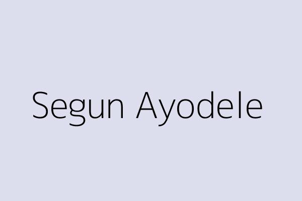 Segun Ayodele 